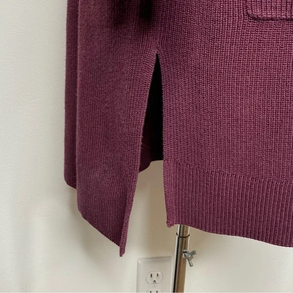 J. Jill Burgundy Duster Cardigan - Picture 7 of 10